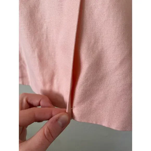 Banana Republic Linen Cotton Blazer Jacket Spring Work Wear Office Professional - Picture 5 of 9